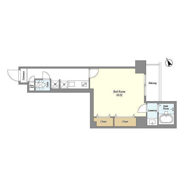 グランカーサ曳舟Ⅱ 804 間取り図