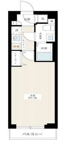 イアース東武練馬Ⅱ 302 間取り図