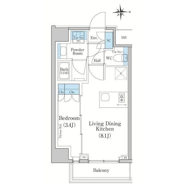スタイリオ新丸子NORTH 201