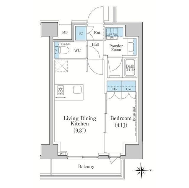 スタイリオ新丸子NORTH 203