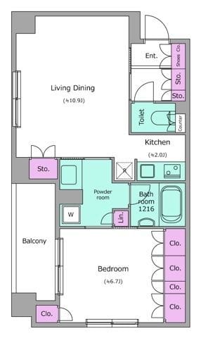 レジディア月島 0501