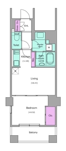 レジディア月島 0805