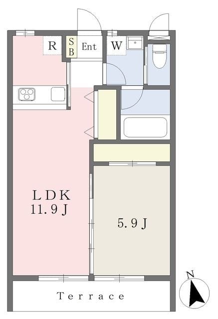 久遠 Qon 103 間取り図