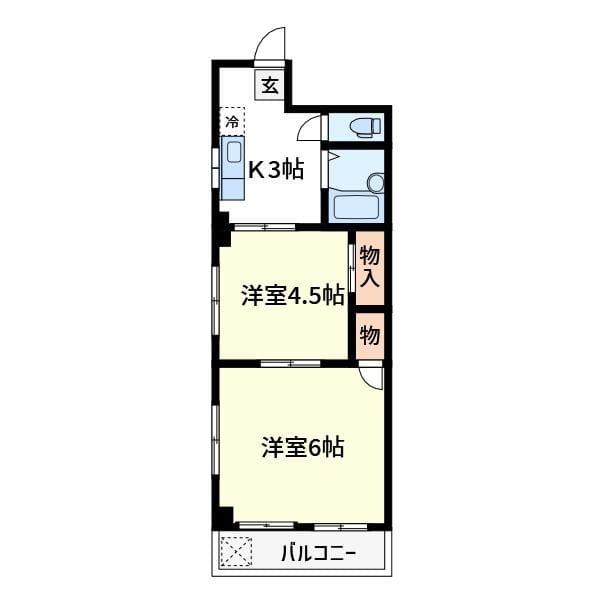 吉田ビル 303 間取り図