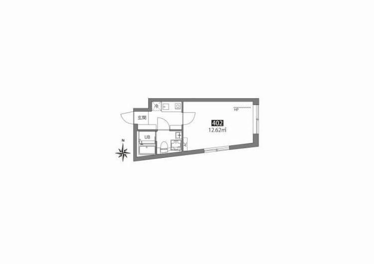 Gran Fusion阿佐ヶ谷 402 間取り図