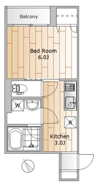 ヴィオーラ碑文谷 202 間取り図