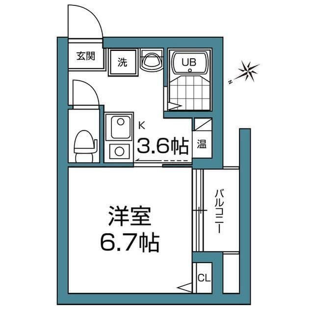 グランバリュー用賀 101 間取り図