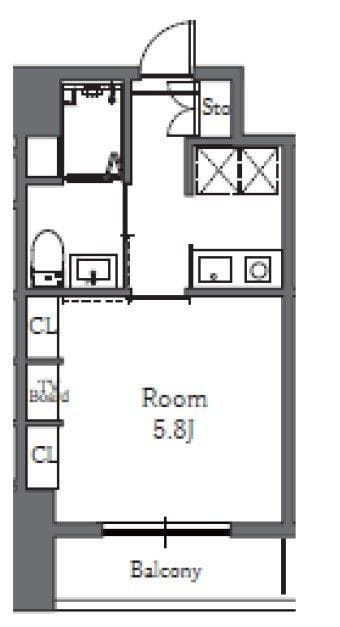 Totsu Residence Shiba 803