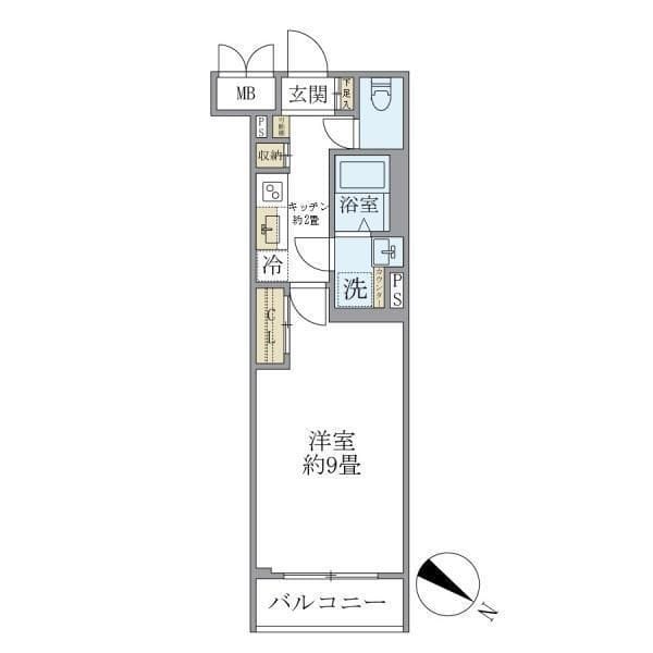 ビューテラス茗荷谷 102 間取り図