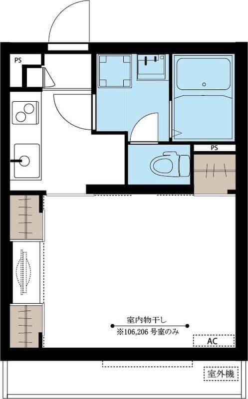リブリ・カクタス 305 間取り図