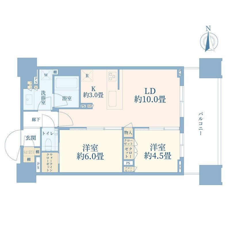シティタワー銀座東 1101 間取り図