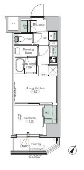 ONE ROOF RESIDENCE KIBA EAST 802