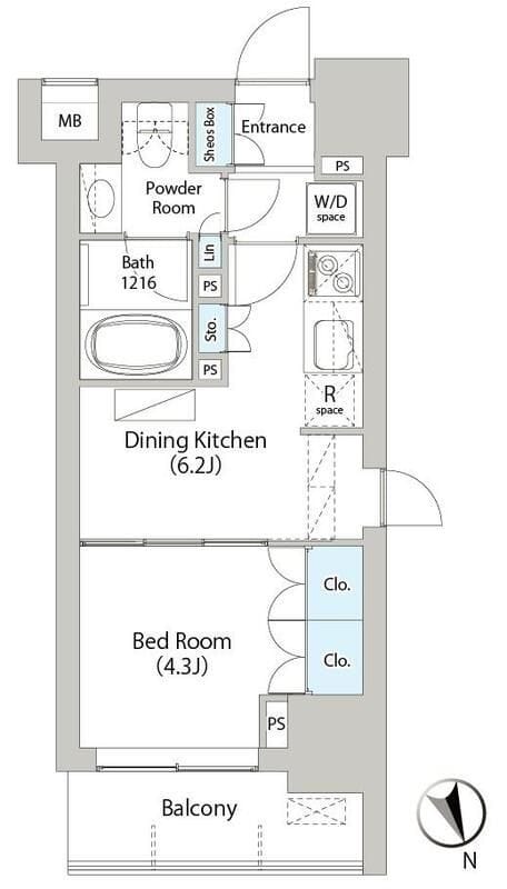 バウスフラッツ日本橋馬喰町 1101