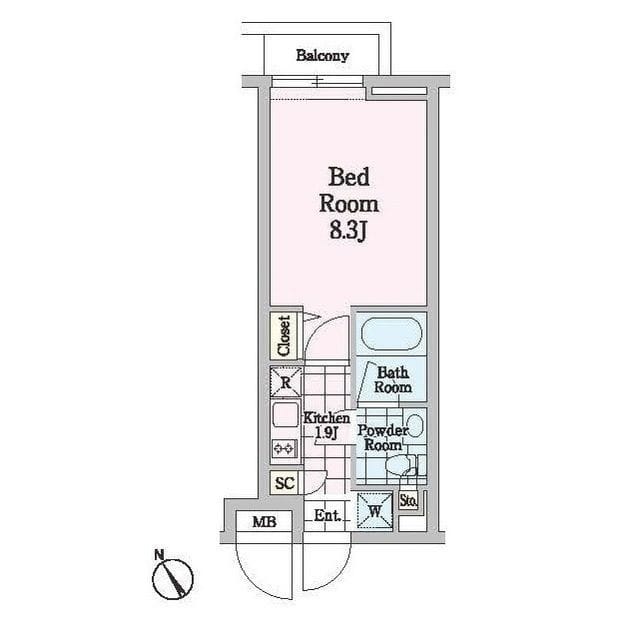 クロノガーデン神楽坂 405