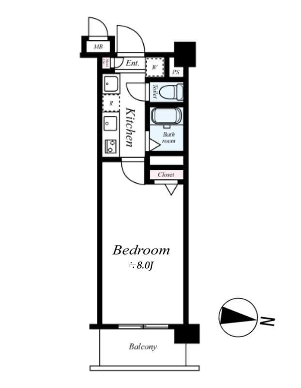 セジョリ North 東京 503 間取り図