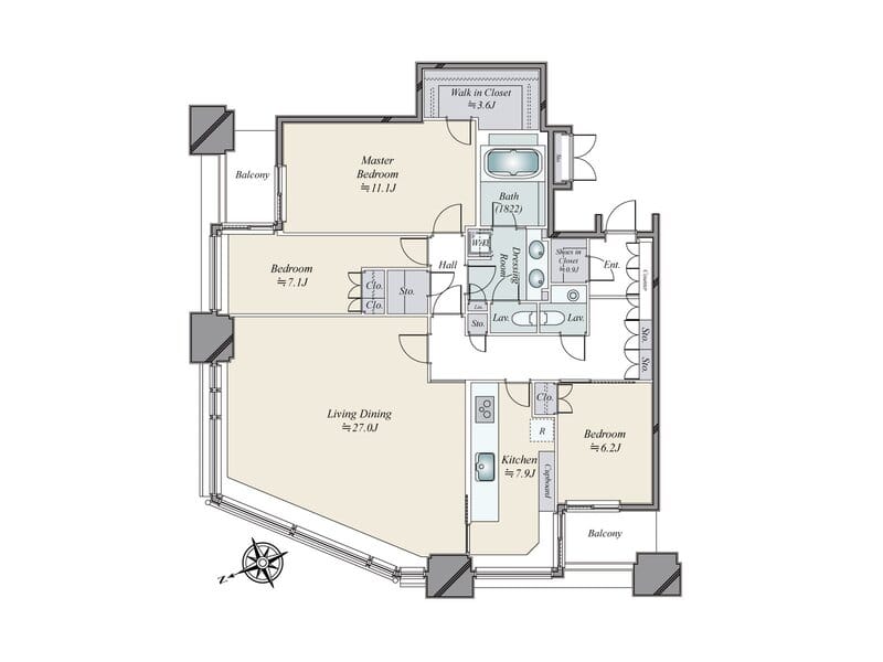 青山パークタワー 2401