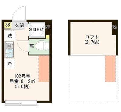 ハーモニーテラス仲宿Ⅴ 102