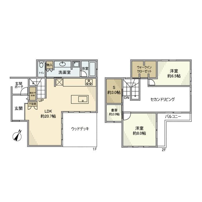 荏子田戸建の写真
