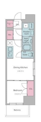 ドゥーエ入谷Ⅰ 0205