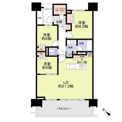 HARUMIFLAG SUN VILLAGE A棟 1102