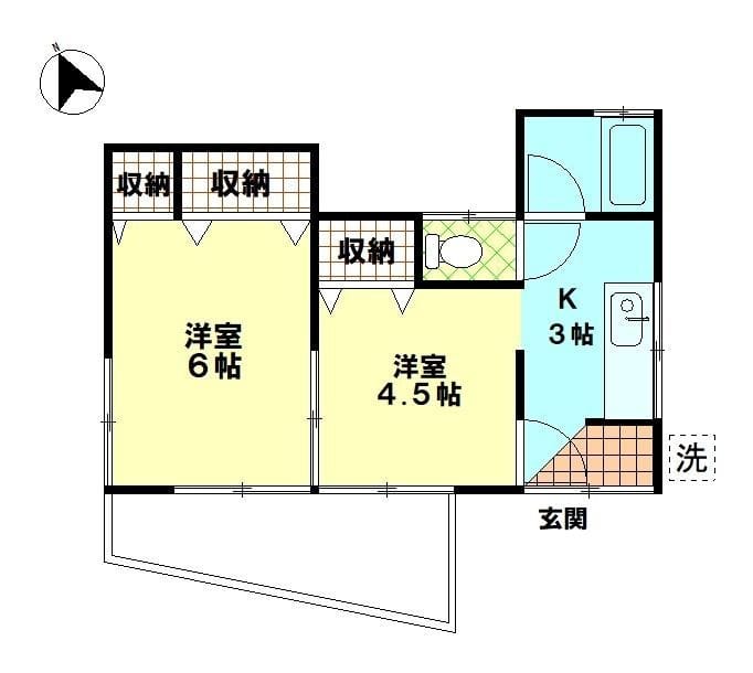 村上貸家の写真