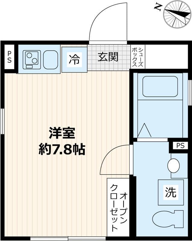 Celavi Motohasunuma 402 間取り図
