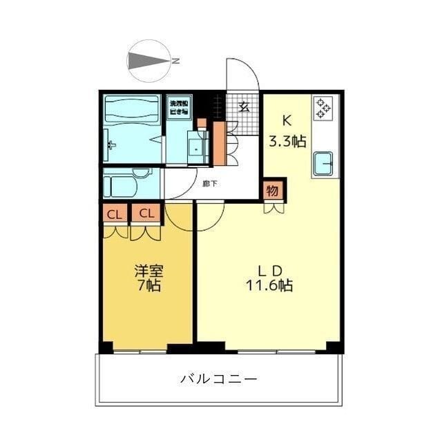 シティタワー新宿 0607 間取り図