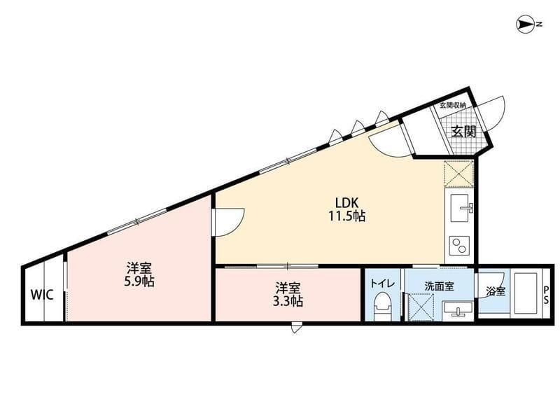 テラス新江古田 1B