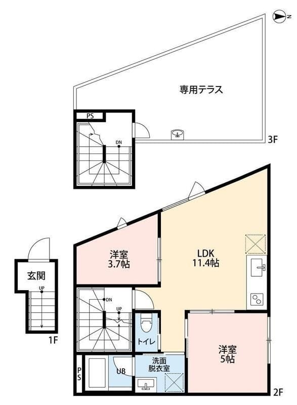 テラス新江古田 2A