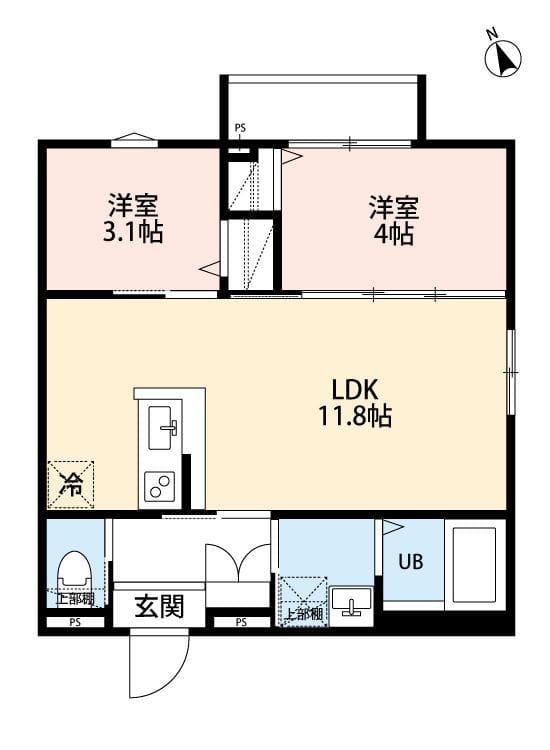 robot home 相模原(ロボットホームサガミハラ) 101 間取り図