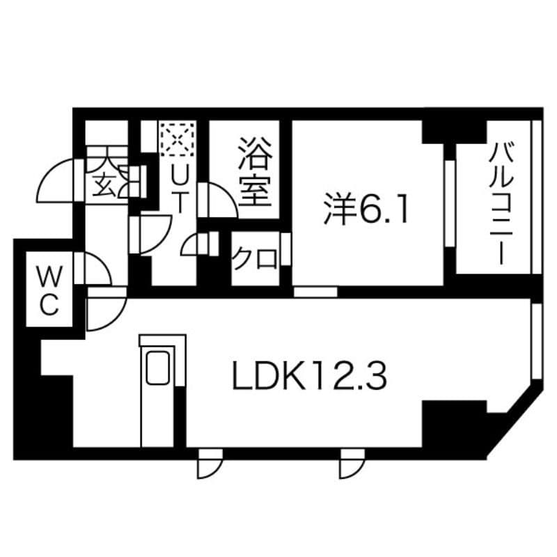 シーズンフラッツ上野御徒町 1501 間取り図
