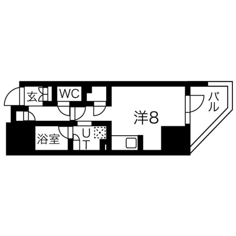 シーズンフラッツ上野御徒町 701 間取り図