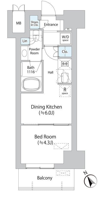 ミリアレジデンス浅草橋Ⅱ 206