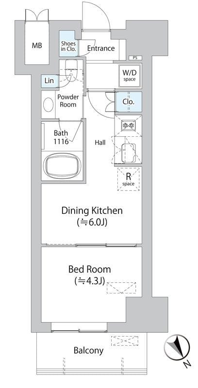 ミリアレジデンス浅草橋Ⅱ 302
