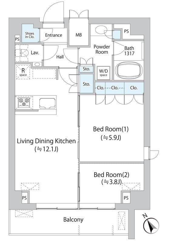 ミリアレジデンス浅草橋Ⅱ 804