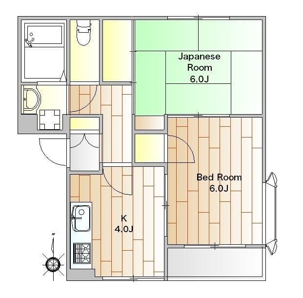 アビタシオン自由が丘 302 間取り図