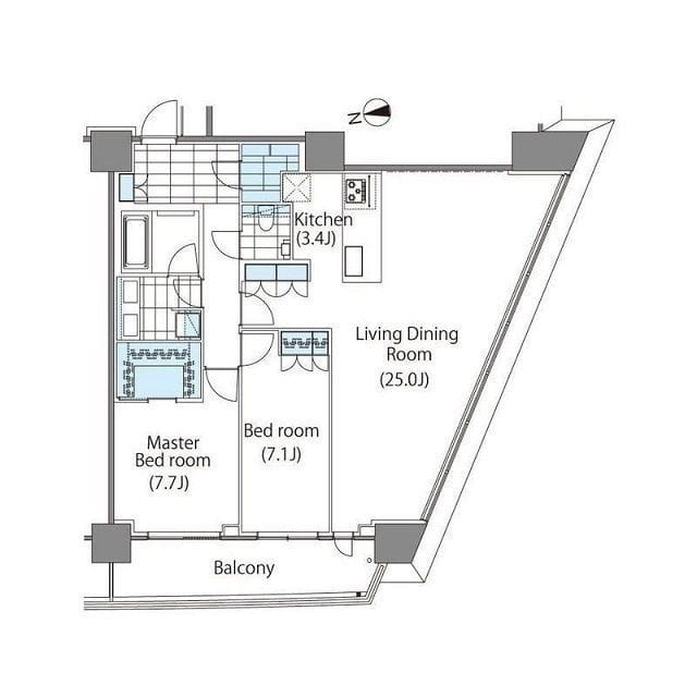 コンフォリア新宿イーストサイドタワー 0513