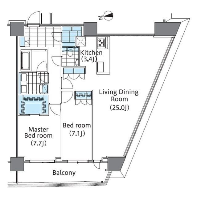 コンフォリア新宿イーストサイドタワー 0713