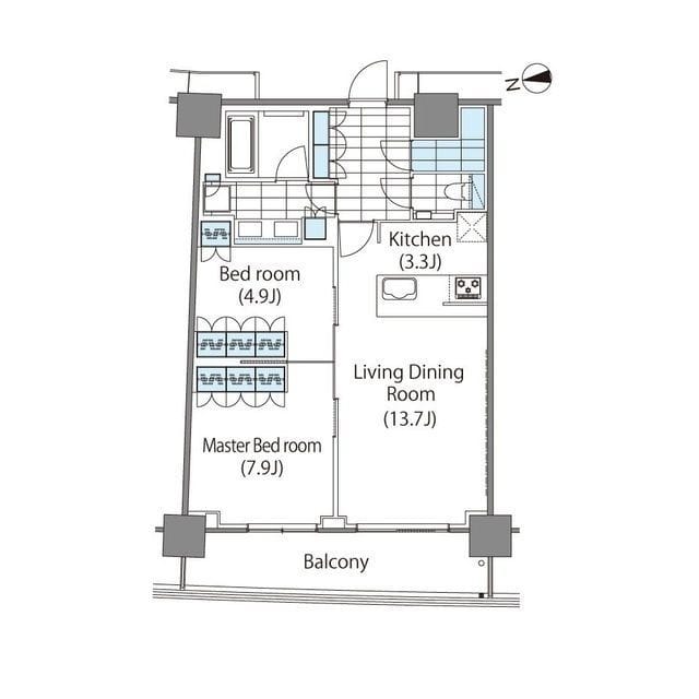 コンフォリア新宿イーストサイドタワー 0811