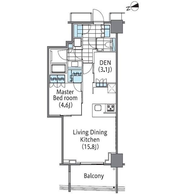 コンフォリア新宿イーストサイドタワー 1002