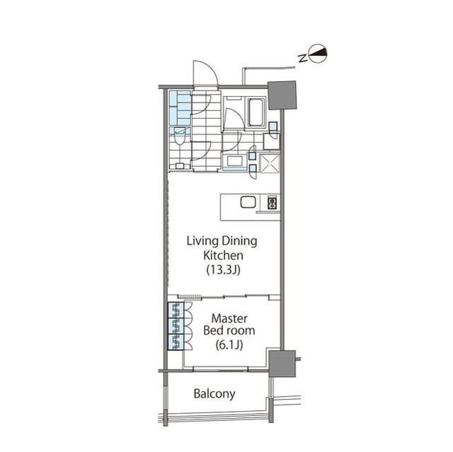 コンフォリア新宿イーストサイドタワー 1006