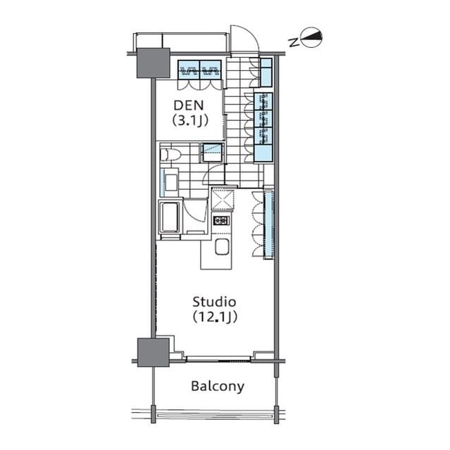 コンフォリア新宿イーストサイドタワー 1403