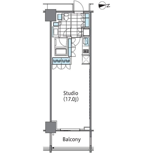コンフォリア新宿イーストサイドタワー 1426