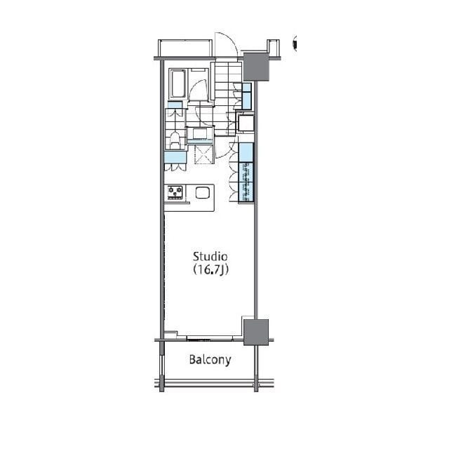 コンフォリア新宿イーストサイドタワー 1427