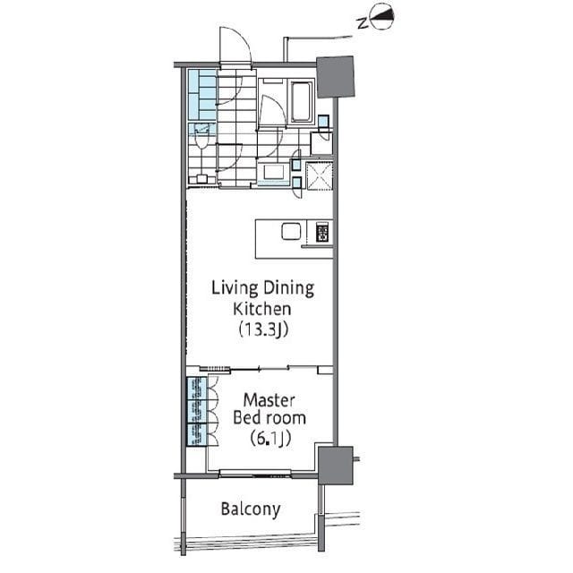 コンフォリア新宿イーストサイドタワー 1506