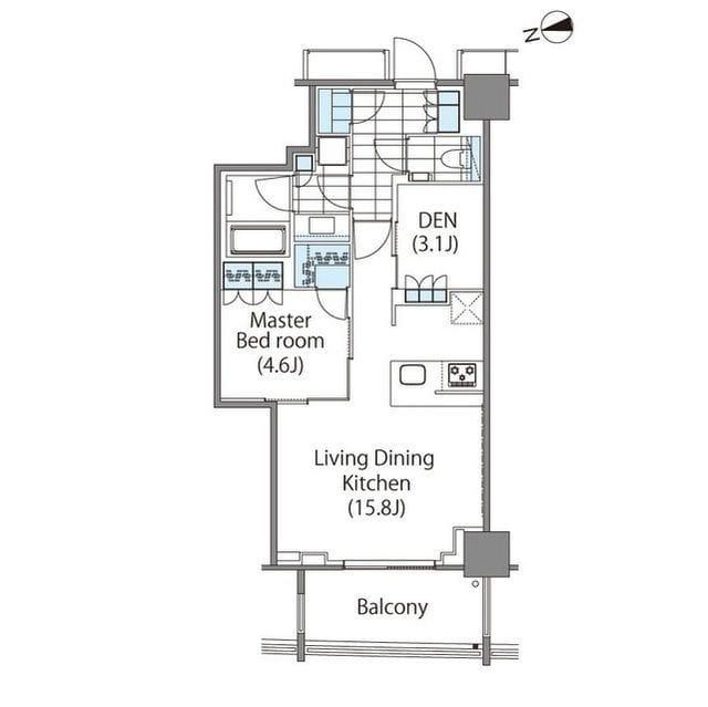 コンフォリア新宿イーストサイドタワー 1602