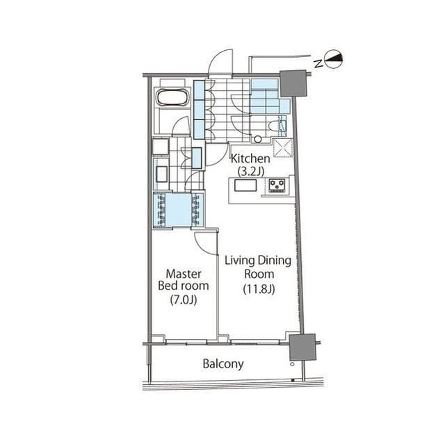 コンフォリア新宿イーストサイドタワー 2407
