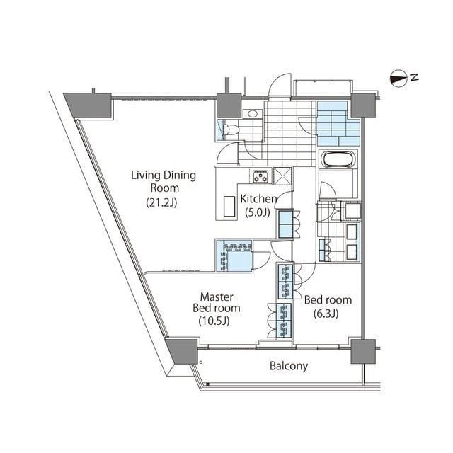 コンフォリア新宿イーストサイドタワー 2612