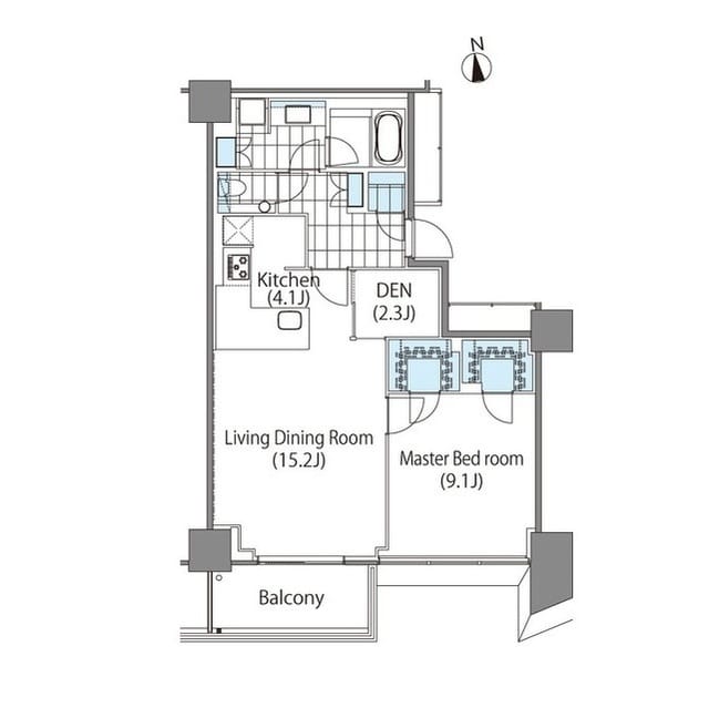 コンフォリア新宿イーストサイドタワー 2811