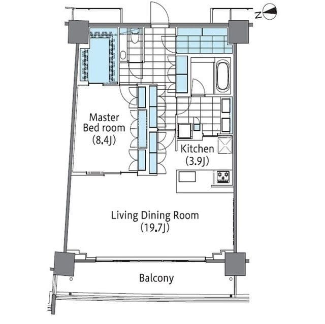 コンフォリア新宿イーストサイドタワー 3005
